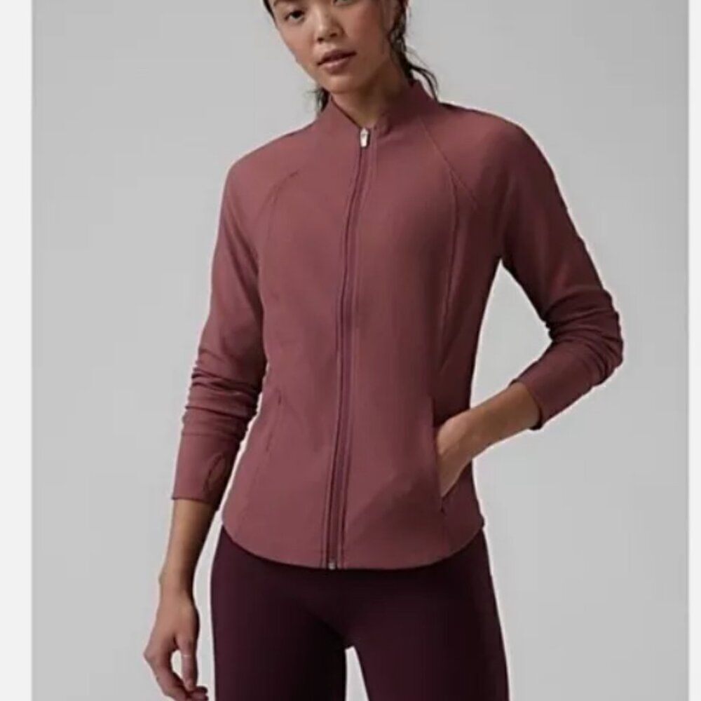 ATHLETA Salutation Jacket Tawny Rose Size XXS